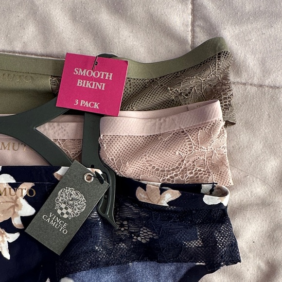 Vince Camuto Floral and Solid Panties Sets - 6 pairs f XL NWT - Picture 4 of 9